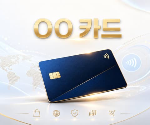 OO카드입니다 통화 대기 화면 이미지 예시